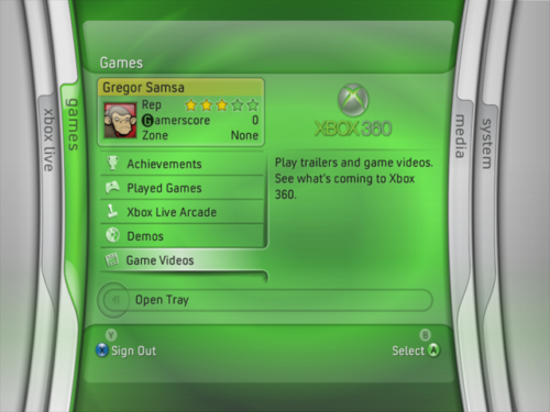 Xbox 360 Spring Update 2006 Games blade screenshot