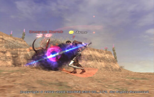 Dark Knight Dark Harvest weapon skill from Final Fantasy XI FFXI